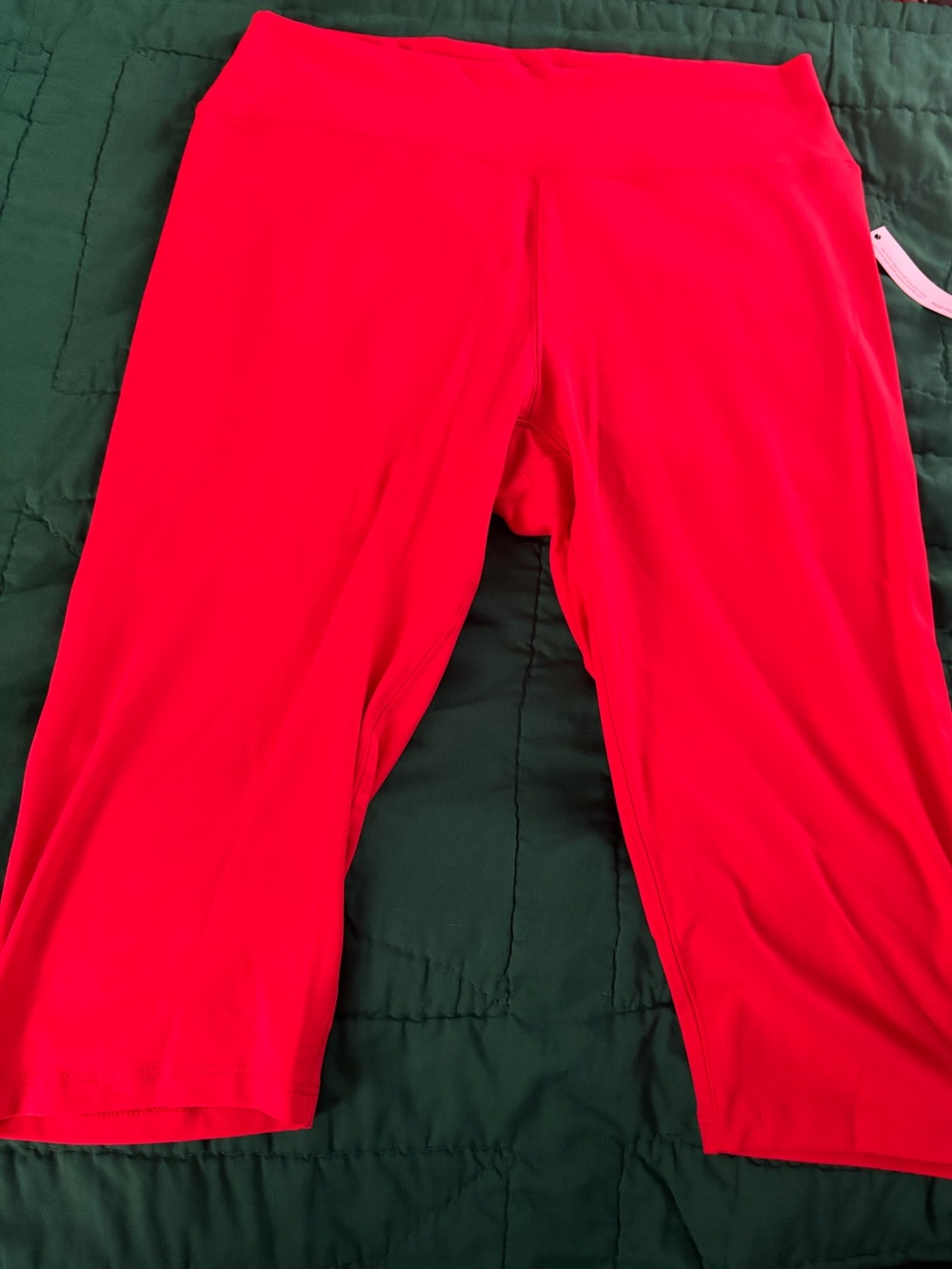 Women’s Bright Red Active Capris
